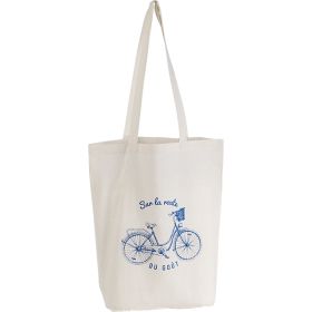 Памучна чанта в натурален цвят Велосипед 2 дръжки, Размери в см: 38 х 42; SC054VL