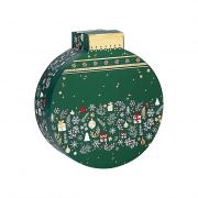 Картонена кутия под формата на Коледна топка "Bonnes Fêtes" D19x17x7,5cm, BF201S