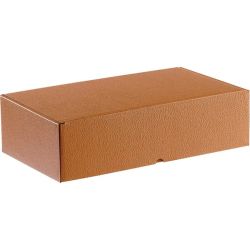 Правоъгълна картонена кутия в кафяв цвят "HAVANA", 33.0х18.5x9.5 cm, CPV004P-HA