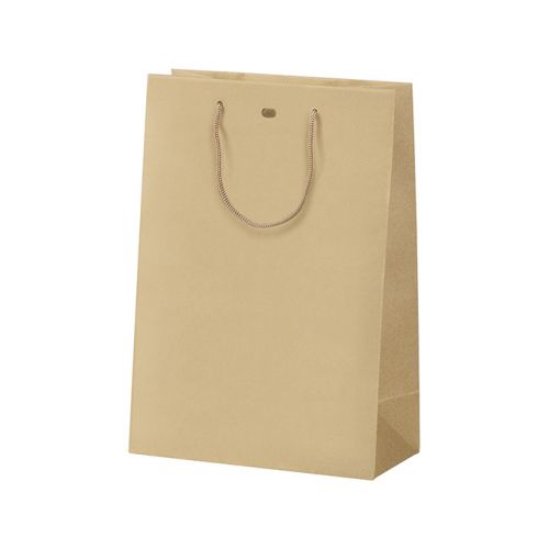 Bag Paper Kraft Cord handles Eyelet 20x10x29cm, SB183S