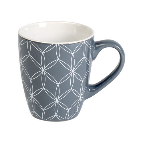 Mug Ceramic Grey  D7,5/10,5x8,5cm, CC30PG