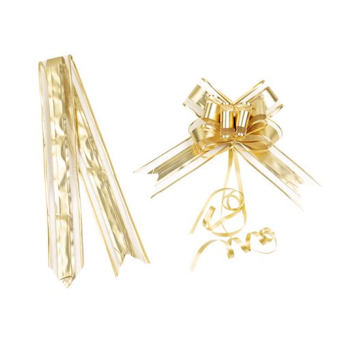 Knot to pull gold color - pack of 10 pieces, 5x76 cm, ACC18OR