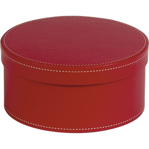 Кутия картонена кръгла червена, 7.5 х D16, PC164XS 