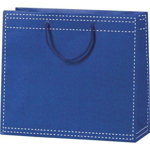 Paper gift bag, blue, 25x10x22cm, SB012PB