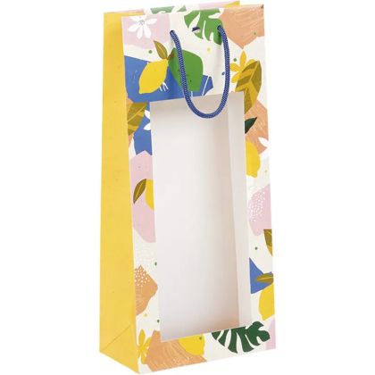 Хартиена торбичка за 2 бутилки, CITRUS GARDEN 18x9x39 cm, SB615-2B