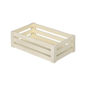 Rectangular wood tray 34,5x21,5x10,5cm, J828