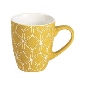 Жълта керамична чаша  D7,5/10,5x8,5cm, CC31PY