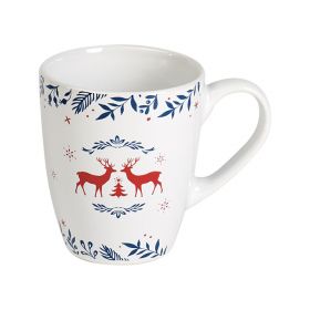 Mug Ceramic "Bonnes Fêtes" D7,5/10,5x8,5 cm, CC27PBF