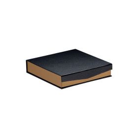 Box Square Cardboard, chocolates, 3 rows, copper / black / UV Printing with magnetic closure 10,8x10,8x3,3cm, PC190PK