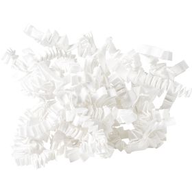 Изрезки от хартия за декорация, цвят бял, кутия 10кг, FRISPBL