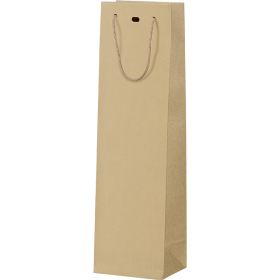 Подаръчна торбичка от крафт хартия, 7x7x31 см, SB199-SL