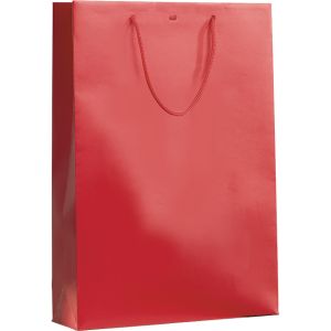 Хартиена торбичка червена/ 3 бутилки/ , 27x9x39 см, SB595-3B
