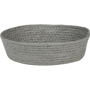 Paper Rope Panner, Oval, Grey, D27x7cm, PR02MG