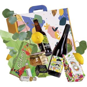 Правоъгълна картонена кутия тип "куфарче" CITRUS GARDEN 34,2x25x11,5 cm, CV046M