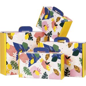 Правоъгълна картонена кутия тип "куфарче" CITRUS GARDEN 34,2x25x11,5 cm, CV046M