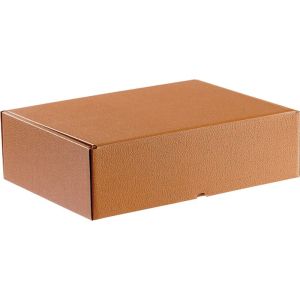 Правоъгълна картонена кутия в кафяв цвят "HAVANA", 34.2 x 25.0 x 10.5 cm CPV004M-HA