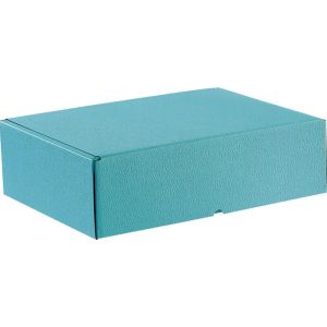Правоъгълна картонена кутия BLUE, 34.2 x 25.0 x 10.5 cm, CPV005M-B 
