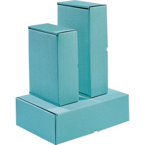 Правоъгълна картонена кутия BLUE, 34.2 x 25.0 x 10.5 cm, CPV005M-B 