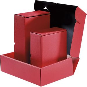 Rectangular cardboard box, semi-automatic, RED CARPET, 33.0x18.5x9.5 cm, CPV002P-TR